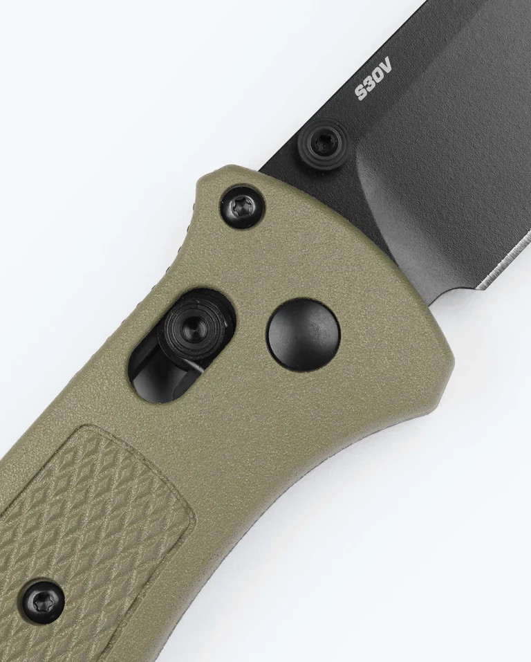 Benchmade Bailout Ranger Green Tanto Grivory Handle CPM-S30V Blade 537BK-06