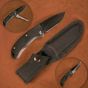 Stone River Gear Ceramic Hunting Knife w/ Retractable Point Protector SRG4RPB Stone River Gear Ceramic Hunting Knife w/ Retractable Point Protector SRG4RPB