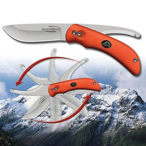 NEW Outdoor Edge SwingBlaze Knife Orange Drop Point and Gutting Blade SZ-20NC NEW Outdoor Edge SwingBlaze Knife Orange Drop Point and Gutting Blade SZ-20NC