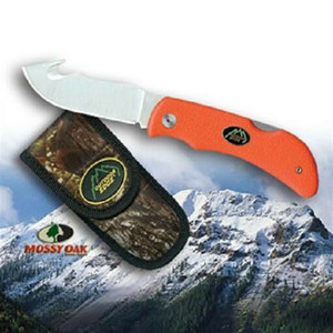 NEW Outdoor Edge Grip-Hook Blaze Orange Folding Knife Kraton Handle GHB-50C