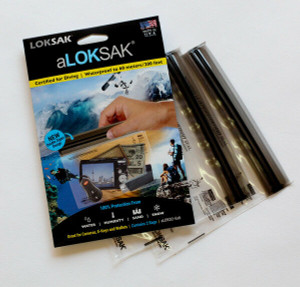 Aloksak 6.75x6 New Double Zipper Waterproof Airtight Pouch Bags LOKSAK Camera Aloksak 6.75x6 New Double Zipper Waterproof Airtight Pouch Bags LOKSAK Camera