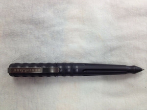 Benchmade 1101-2 Tactical Pen Charcoal Body w/ Black Grip & Ink Carbide Tip