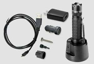 Maglite Mag-Tac LED Rechargeable Flashlight Crowned Head 671 Lumens TRM1RA4 Maglite Mag-Tac LED Rechargeable Flashlight Crowned Head 671 Lumens TRM1RA4