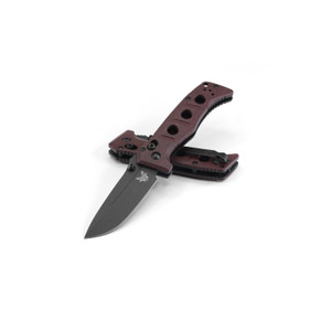 Benchmade 273BK-2201 Mini Adamas Limited Edition CPM-CruWear Red Micarta
