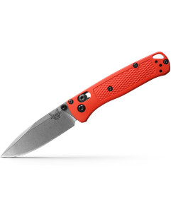 Benchmade 533-04 Mini Bugout CPMS30V Satin Blade Mesa Red Handle Knife Benchmade 533-04 Mini Bugout CPMS30V Satin Blade Mesa Red Handle Knife