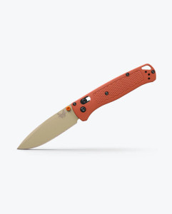 Benchmade 535TN-10 Bugout S30V Blade Rust Orange Grivory Handle Folding Knife Benchmade 535TN-10 Bugout S30V Blade Rust Orange Grivory Handle Folding Knife