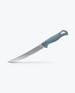 Benchmade 18010 Fishcrafter Depth Blue Santoprene 7" Trailing Point Fixed Benchmade 18010 Fishcrafter Depth Blue Santoprene 7" Trailing Point Fixed