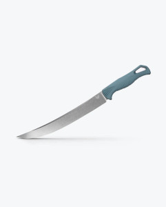 Benchmade 18020 Fishcrafter Depth Blue Santoprene 9" Trailing Point Fixed Benchmade 18020 Fishcrafter Depth Blue Santoprene 9" Trailing Point Fixed