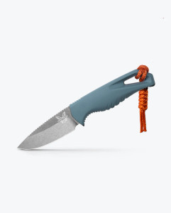 Benchmade 18050 Intersect Depth Blue Drop Point Fixed Blade Knife Santoprene Benchmade 18050 Intersect Depth Blue Drop Point Fixed Blade Knife Santoprene