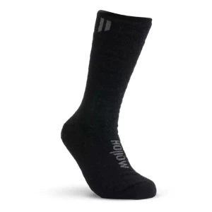 Hollow Boot Alpaca Socks Black Medium Men 7-9.5 Women 7-10