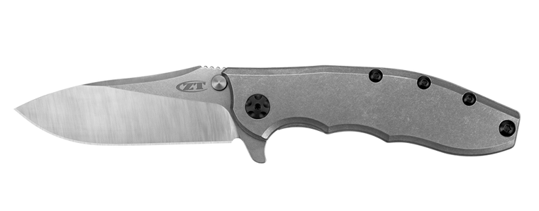 Zero Tolerance 0562TI Hinderer Flipper Knife KVT CPM-20CV Blade Titanium Handle