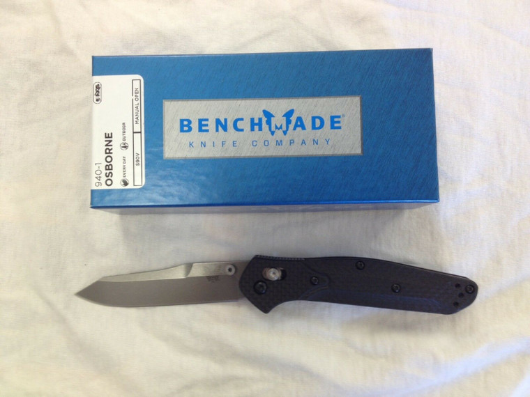 Benchmade 940-1 Osborne CPM-S90V Reverse Tanto Blade Carbon Fiber Handle