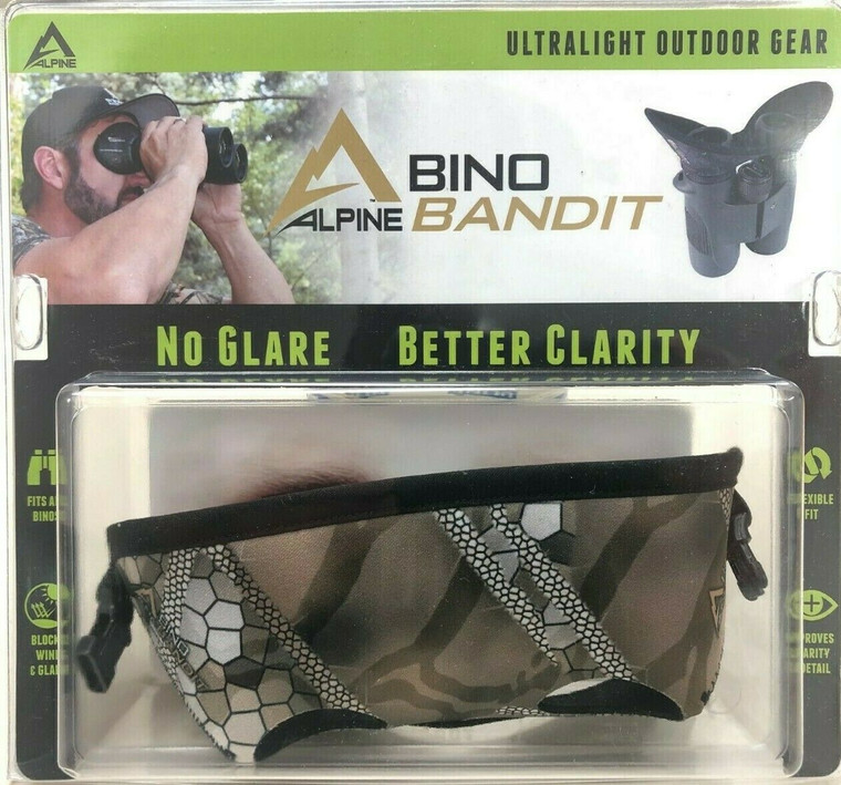 NEW Alpine Innovations Bino Bandit Vanish Tan Camo Binocular Eye Shield