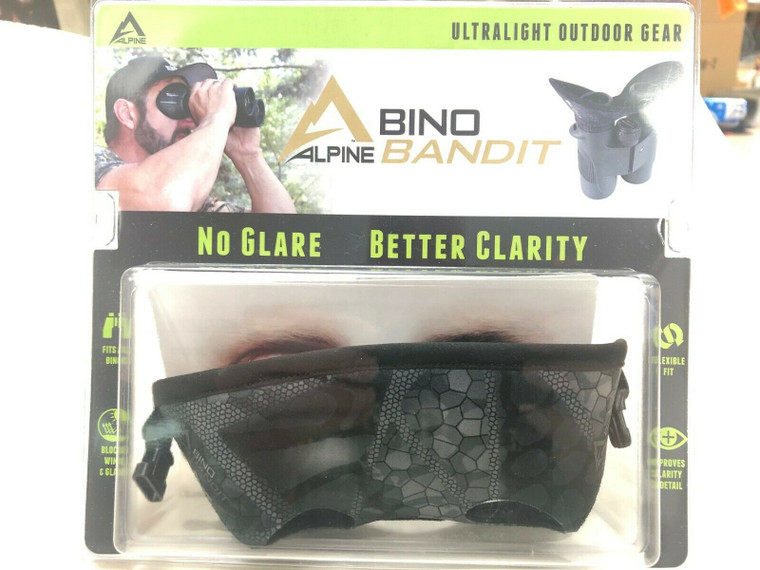 NEW Alpine Innovations Bino Bandit Vanish Shadow Camo Binocular Eye Shield