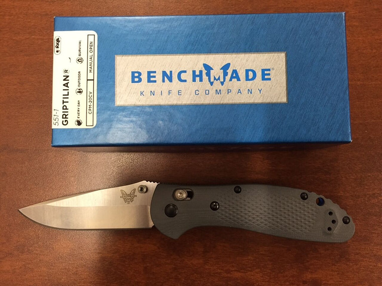 Benchmade 551-1 Griptilian G10 Handle CPM-20CV Folding Knife Axis Pardue