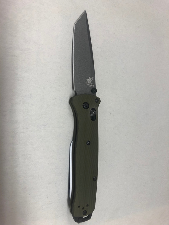 Benchmade 537GY-1 Bailout CPM-M4 Tanto Plain Edge Knife Axis Aluminum Handle