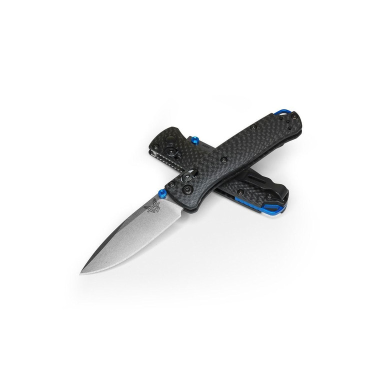 Benchmade 533-3 Mini Bugout CPM-S90V Plain Edge Knife Carbon Fiber Handle