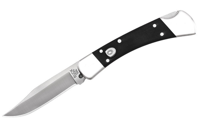Buck 110 Auto Elite Knife with Leather Sheath  Automatic S30V 0110BKSA