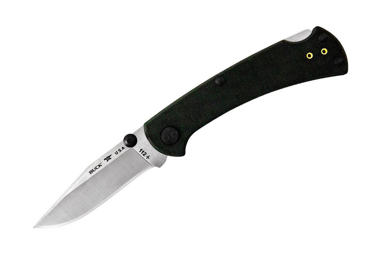 Buck 112 Slim Pro TRX Black G10 Handle S30V Folding Blade Knife 0112BKS3