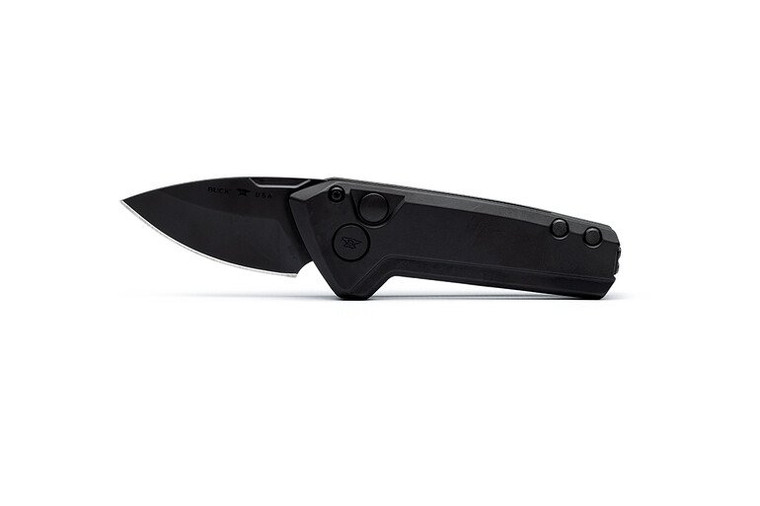 Buck 839 Mini Deploy Blackout Pro Auto Knife 0839BKS-B