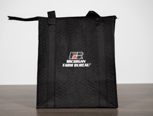 Black Insulated Grocery Bag