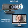 ZOpid Webcam with Microphone | 1080P FHD USB | Wide Angle Glass Lens Auto Focus Desktop Computer Web Camera for Windows and Mac OS | Plug and Play | Ideal for Gaming, Online Classes, Video Streaming