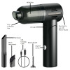 ZOpid Mini Cordless Rechargeable Handheld Portable Vacuum Cleaner and Blower for Home, Office or Car Interior Use - Clean Computer, Keyboard, Drawer - 180 Degrees Rotatable Handle