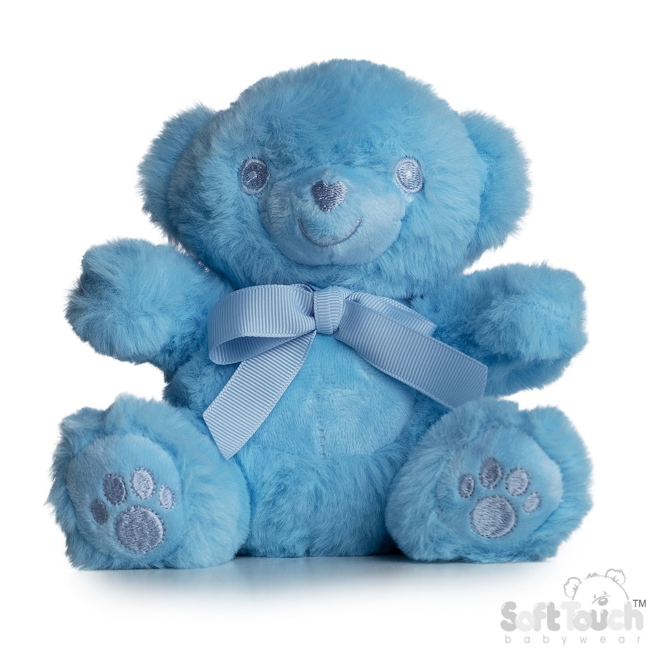 15cm Blue Teddy Bear W/Paws TB115-B