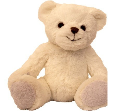 Stirling Medium White Bear Adorable 21cm Plush Toy