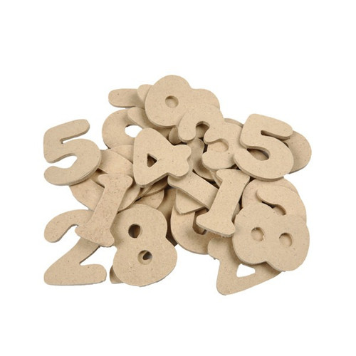  0-9 asst wooden numbers for decoration 30pcs