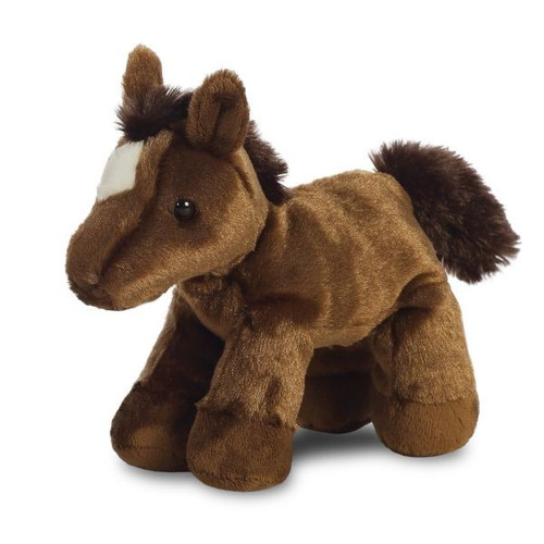 Mini Flopsie - Chestnut Horse (8 Inch)