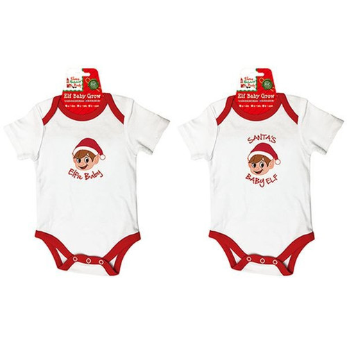 Embroidered Elf Baby Bodysuit (0 - 12 Months) (Assorted Designs)