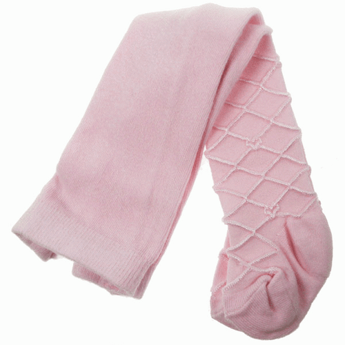 Soft Touch Infants Pink Shiny Tights (12-18 Months)