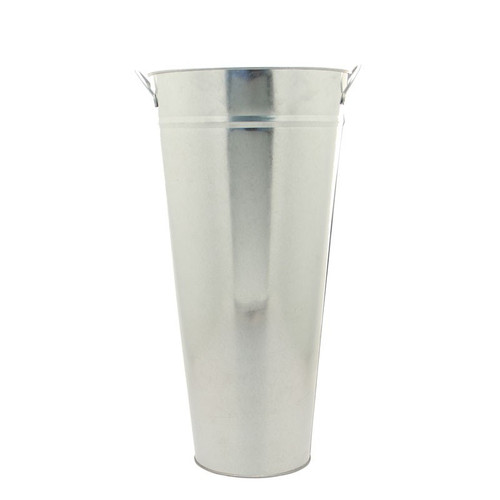 Galvanised Vase (H55cm)