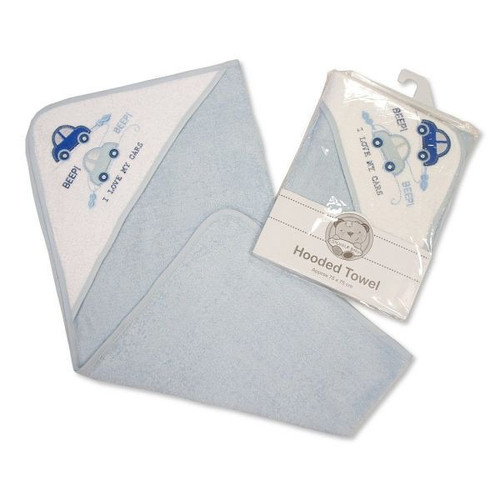 Baby Hooded Towel - Car Baby Hooded Towel - Car