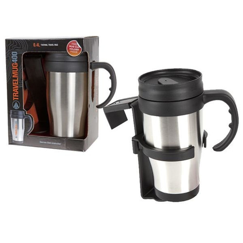 400ml High Quality Travel Mug & Holder