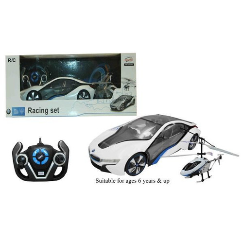 Rdc 2 In 1 Bmw I8 & Helicopter