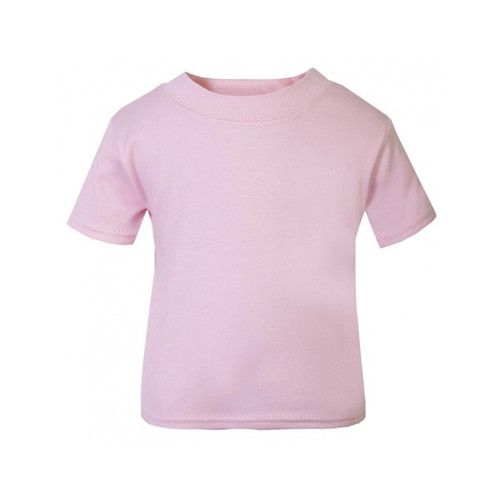 Baby Pink Unbranded Toddler Cotton Short Sleeve T-shirt 5-6y Baby Pink Unbranded Toddler Cotton Short Sleeve T-shirt 5-6y