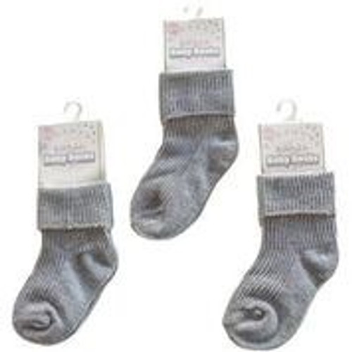 Plain Turnover Socks 