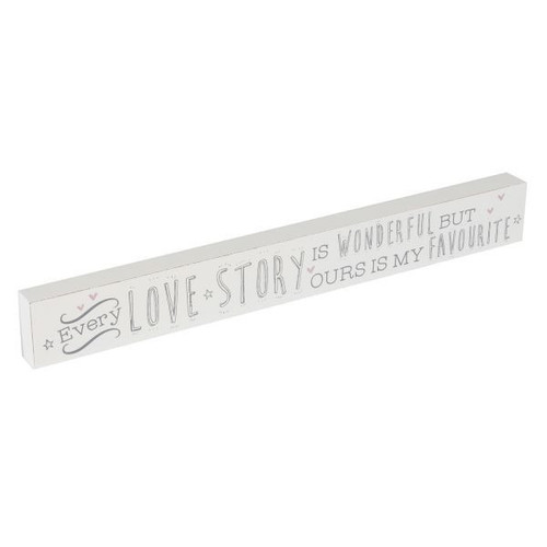 Love Life - Mdf Plaque - Every Love Story Is- Love Life - Mdf Plaque - Every Love Story Is-