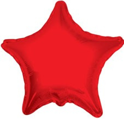 Star Red  Balloon