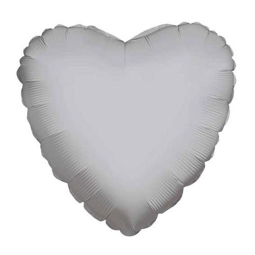 Heart Silver  Balloon Heart Silver  Balloon