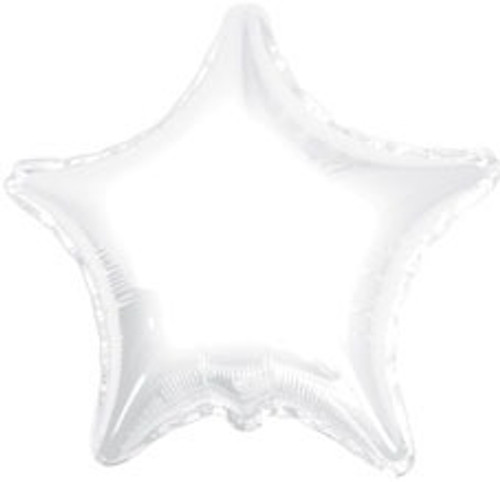 Star White  Balloon Star White  Balloon