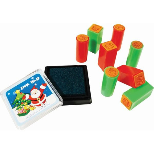 Christmas Ink Pad Stamper Set