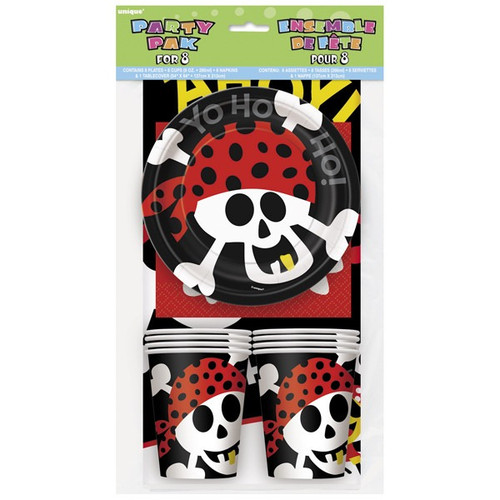 Pirate Fun - 25pc Party Pack for 8