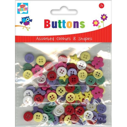 Activity -  Pack 90 Assorted Buttons