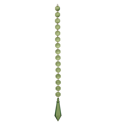 Green Acrylic Ensiform Prism Garland (50cm)