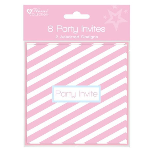 Party Blossom - 8 Party Invites