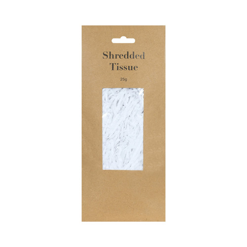 White Shredded Tissue Paper (25gram) White Shredded Tissue Paper (25gram)