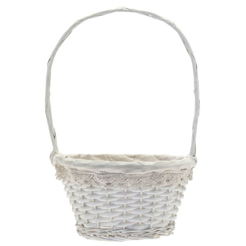Round Victoria Basket with Handle (H40.5cm)